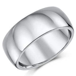 9mm Titanium Court Wedding Ring